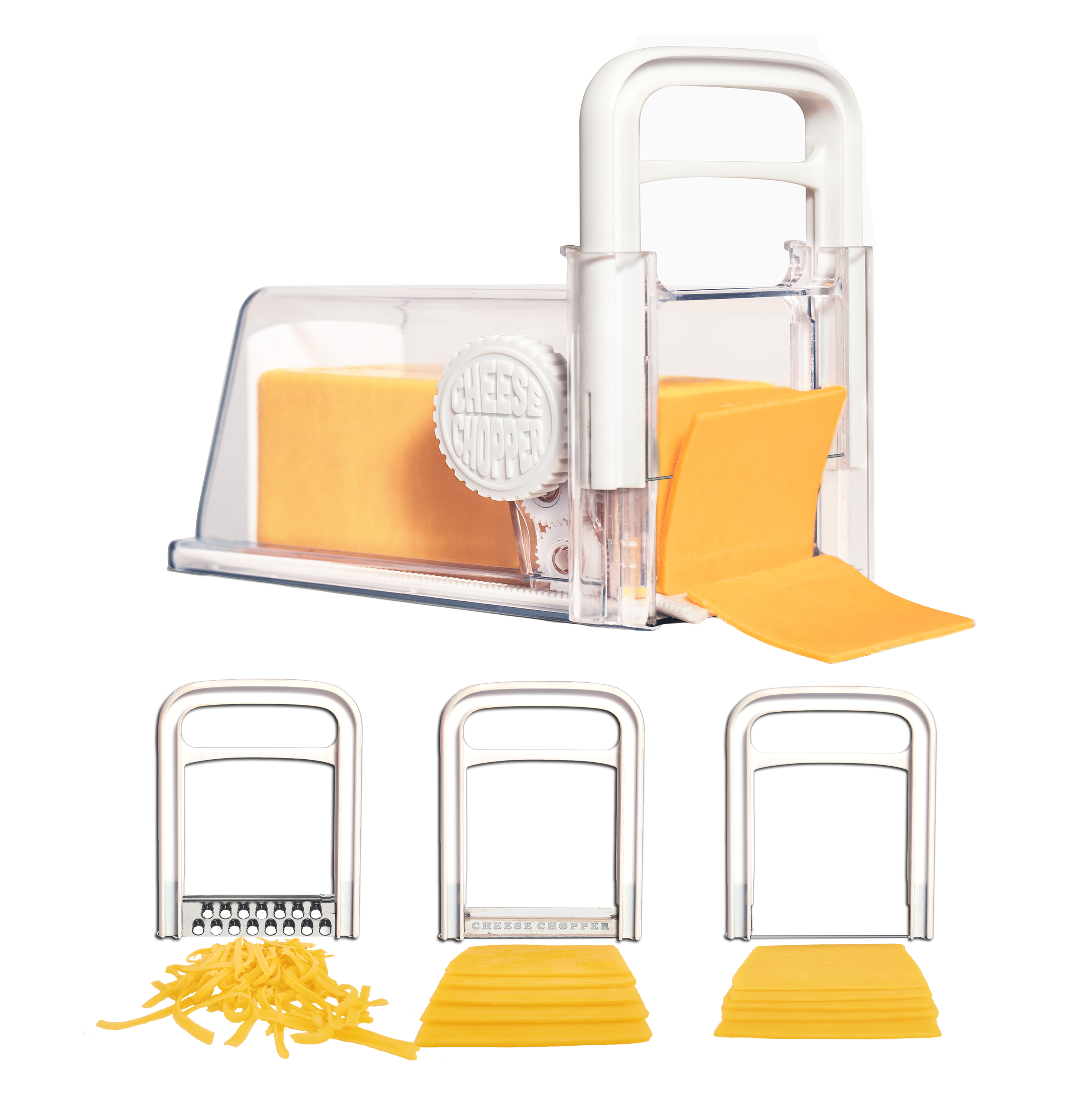 Have you seen #TheCheeseChopper?! 👀 🧀 It's the world's best cheese device  that slices, shreds and stores your cheese with ease. 😉 Order on  .com:, By The Cheese Chopper