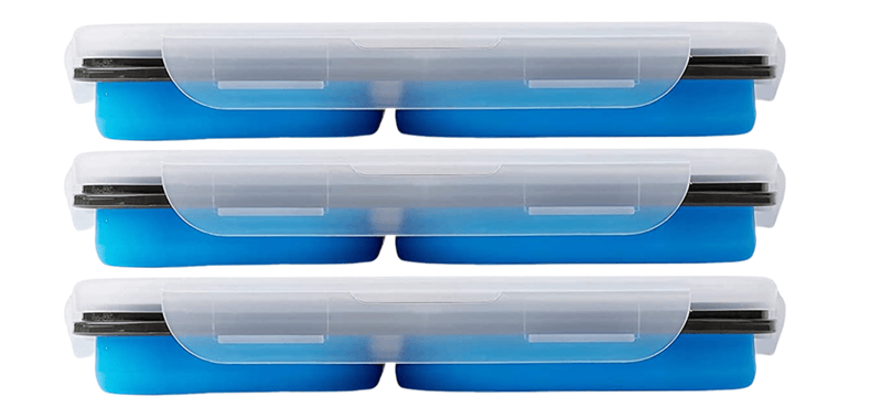 Blue Collapsible Meal Container