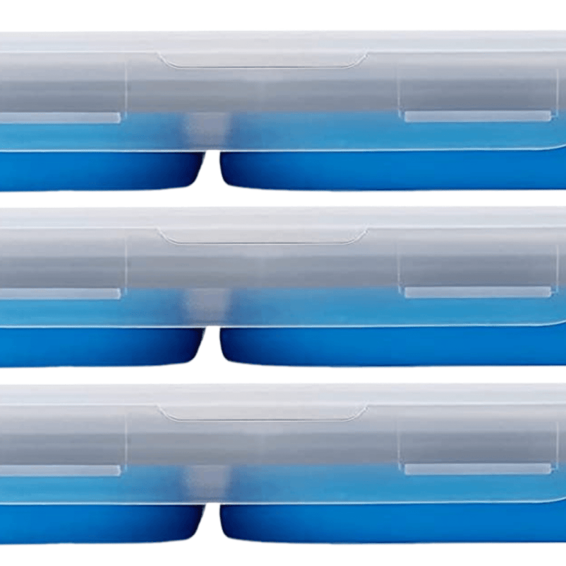 Blue Collapsible Meal Container