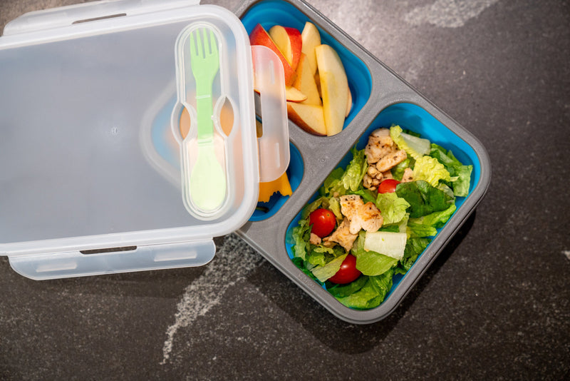 Blue Collapsible Meal Container